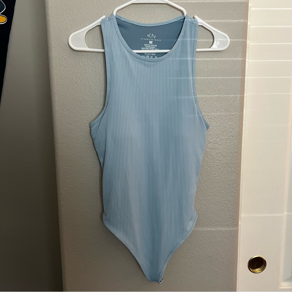 Klassy Padded Blue Bodysuit